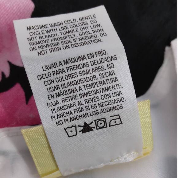 Holiday Editions Puffy Sunday Dress Size Small Polka Dot Floral - Picture 5 of 7